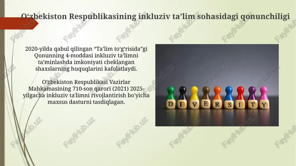 inkilyuziv taʼlimning huquqiy asoslari - Page 5