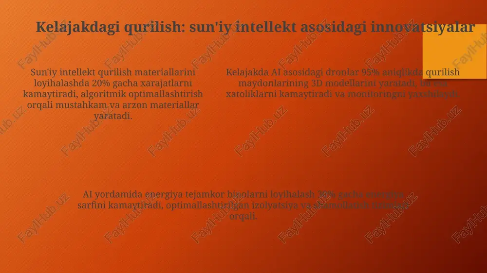 sun'iy intellektning qurilish sohasiga ta'siri - Page 5