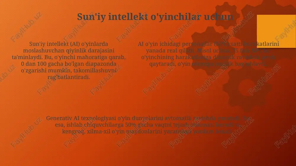 sun'iy intellektning game industriyasiga ta'siri - Page 5