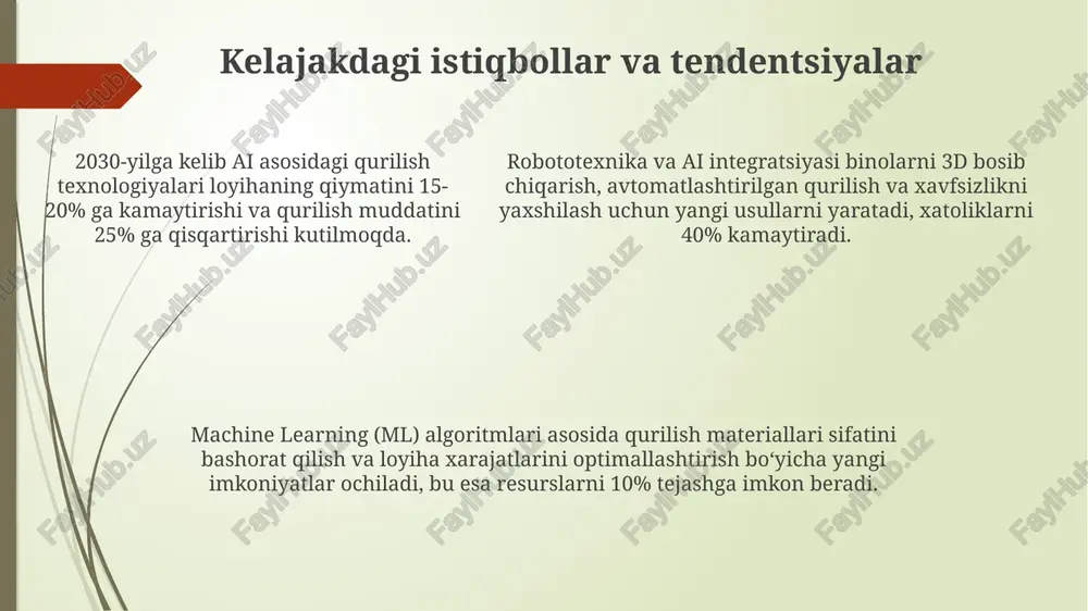 sun'iy intellektning qurilish sohasiga ta'siri - Page 5