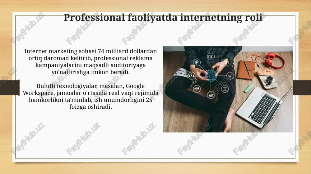 kasbiy faoliyatda internet texnologiyalarini qoʻllash - Page 5