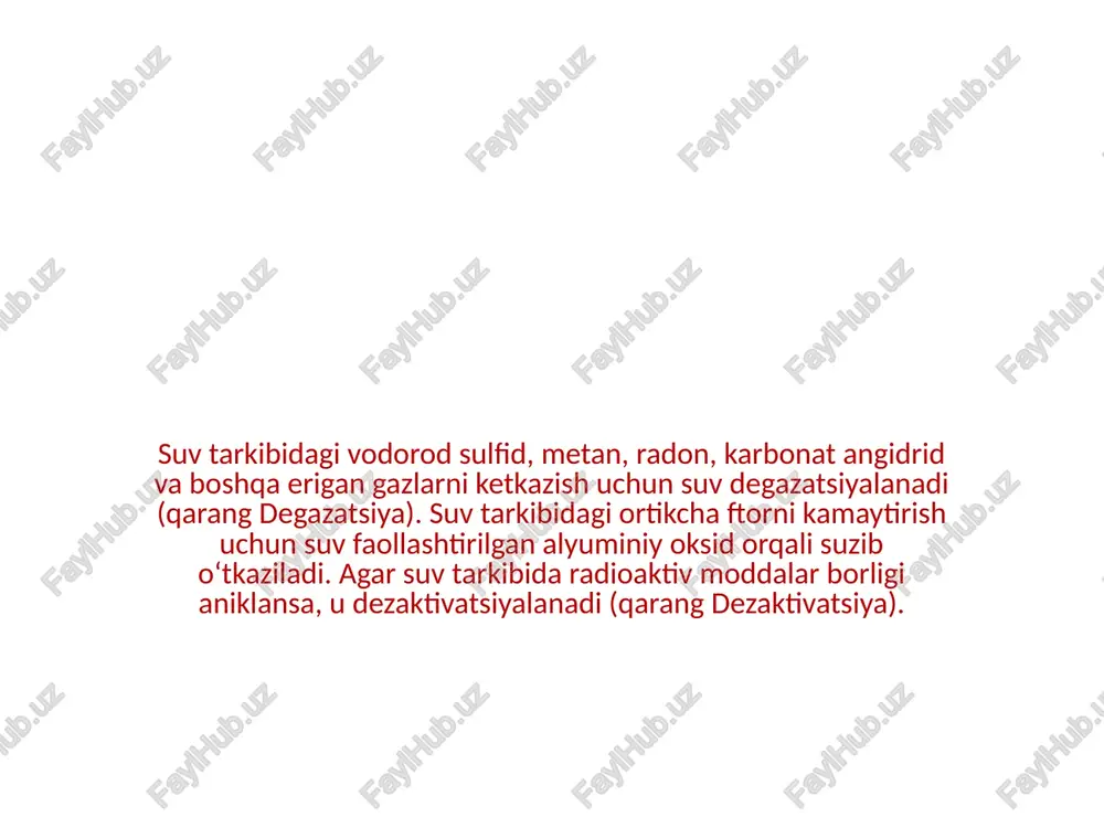 suvni tozalash usulari - Page 5