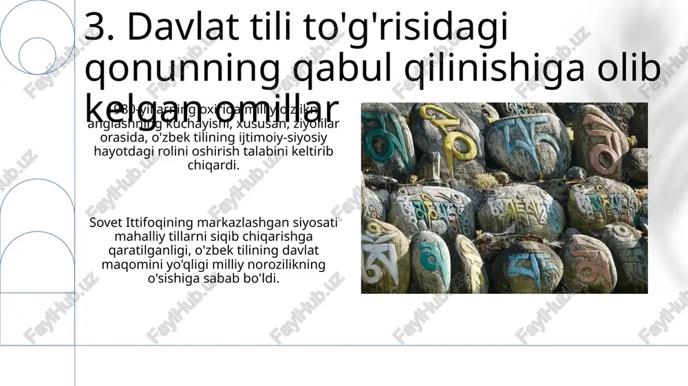 o'zbek tiliga davlat tili berilishining tarixiy axamiyati - Page 5