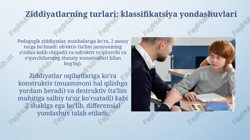 pedagogik nizolar va ziddiyatlarning pedagogik-psixologik tavsifi - Page 5