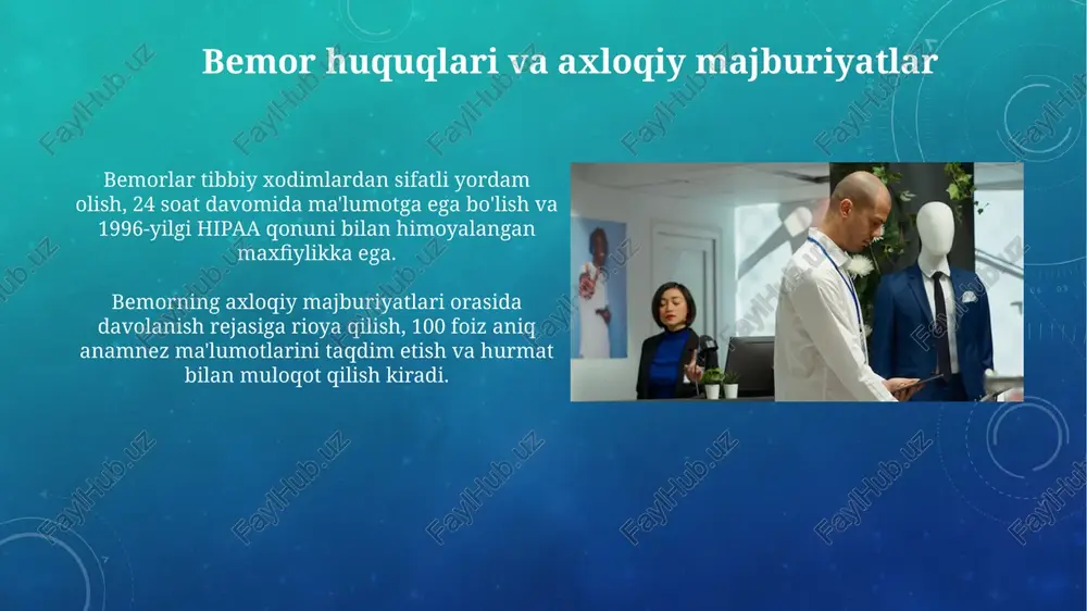 tibbiyot xodimining etikasi va diantologiyasi - Page 5