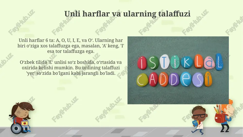 tovushlar va harflar mavzusiga - Page 5