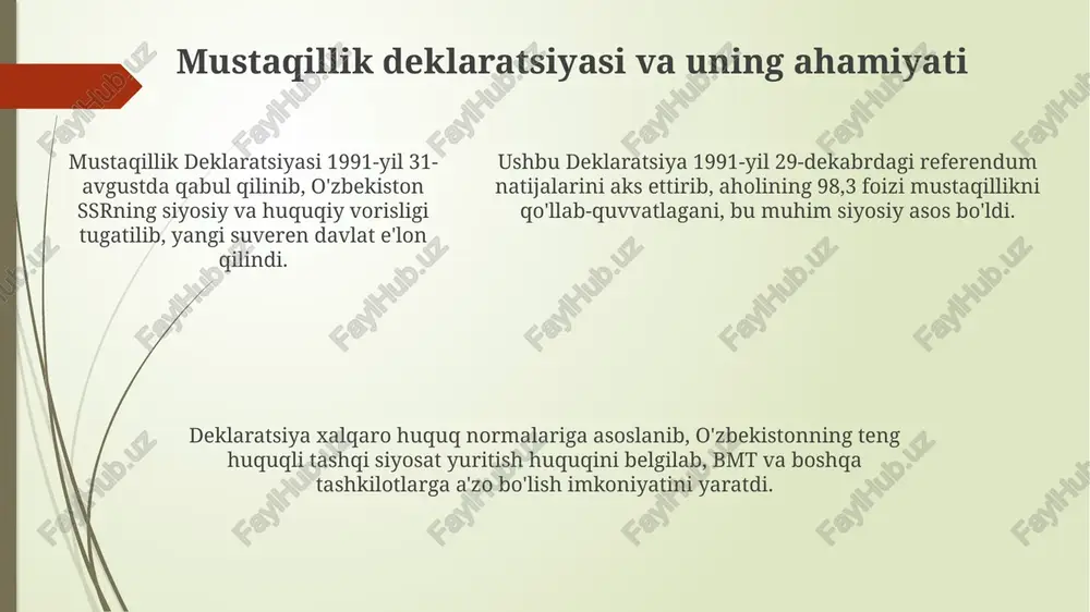 o'zbekiston respublikasi tashkil topishi - Page 5