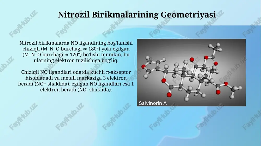 nitrozilli komplekslarning tuzilishi - Page 5