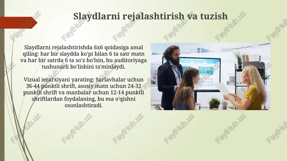 standart shablonlar asosida taqdimotlarni yaratish - Page 5