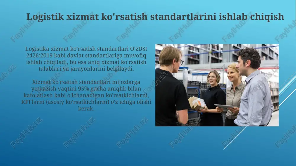 logistikada mijozlar ehtiyojlarini qondirish va xizmat sifatini oshirish usullari - Page 5