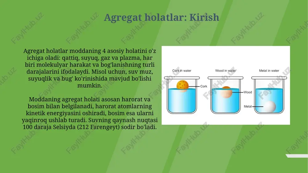 moddalarning agregat va fazoviy holatlar - Page 5