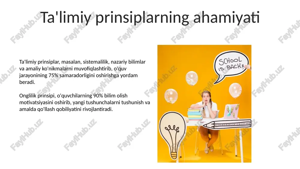 o‘qitishning didaktik tamoyillarini yaratish g‘oyalari - Page 5