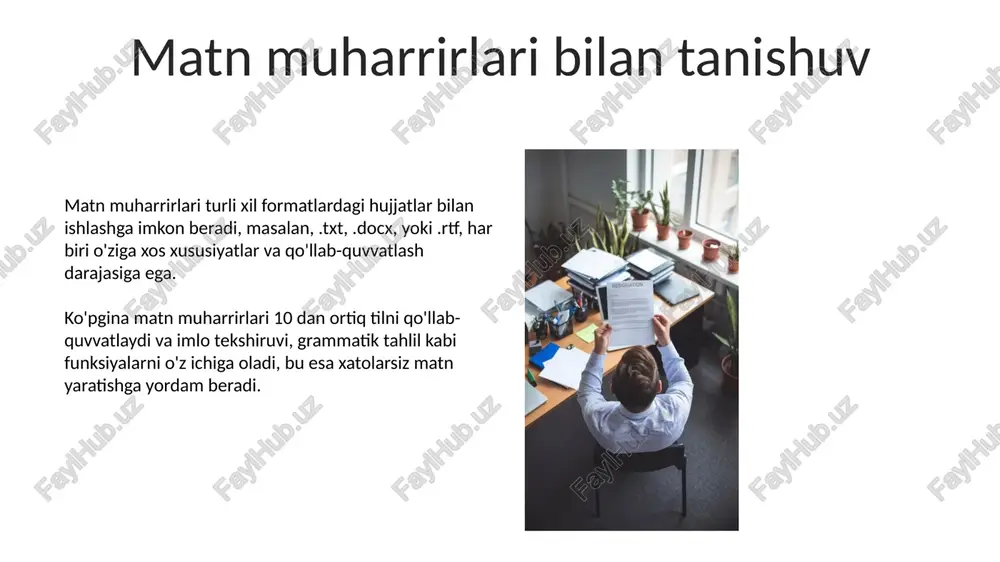 matnli hujjatlar bilan ishlashni boshlash - Page 5