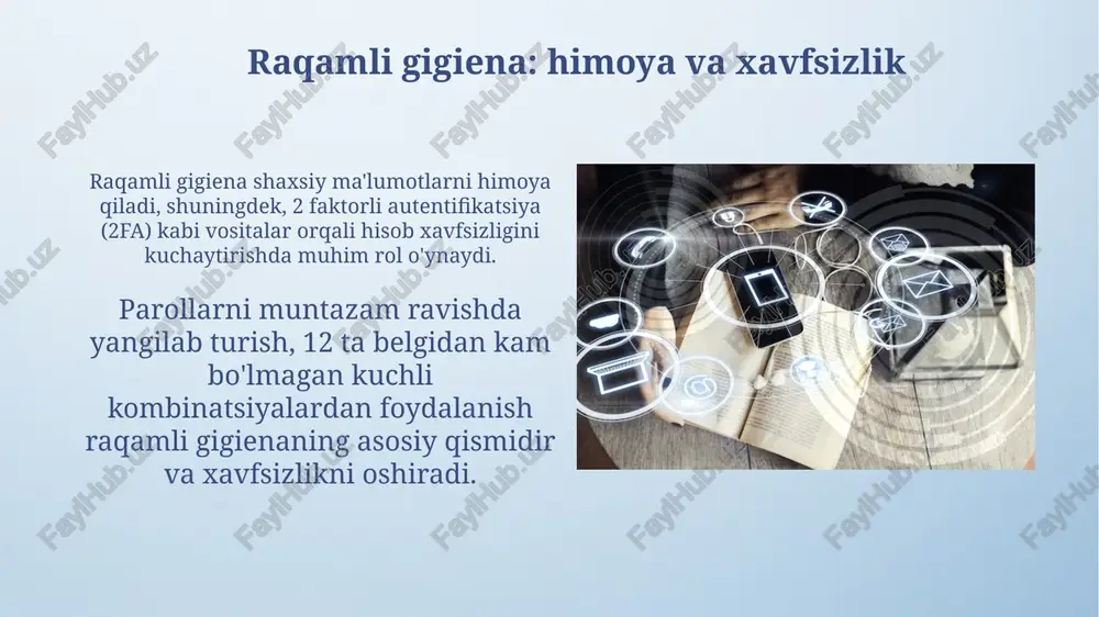 media va axborot savodxonligi raqamlashuv davrining asosiy talabi hamda raqamli gigiyena va niteket - Page 5