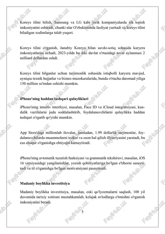 yin mag'rurlanmang, buning o'rniga koreys tilini o'rganing. bu sizga yangi imkoniyatlar eshigini ochadi va o'sishingizga yordam beradi. foydalanilgan adabiyotlar 1. siz iphone olganingizdan keyin o'zingizga bino qo'ydingiz, buning o'rniga koreys tilini o'rganishingiz kerak edi. 2. iphone'ga ega bo'lgach, kekkayib ketdingiz, undan ko'ra koreys tilini o'rganishga harakat qilganingiz yaxshiroq edi. 3 2