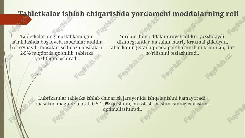 zamonaviy yordamchi moddalardan foydalanish istiqbollari - Page 5
