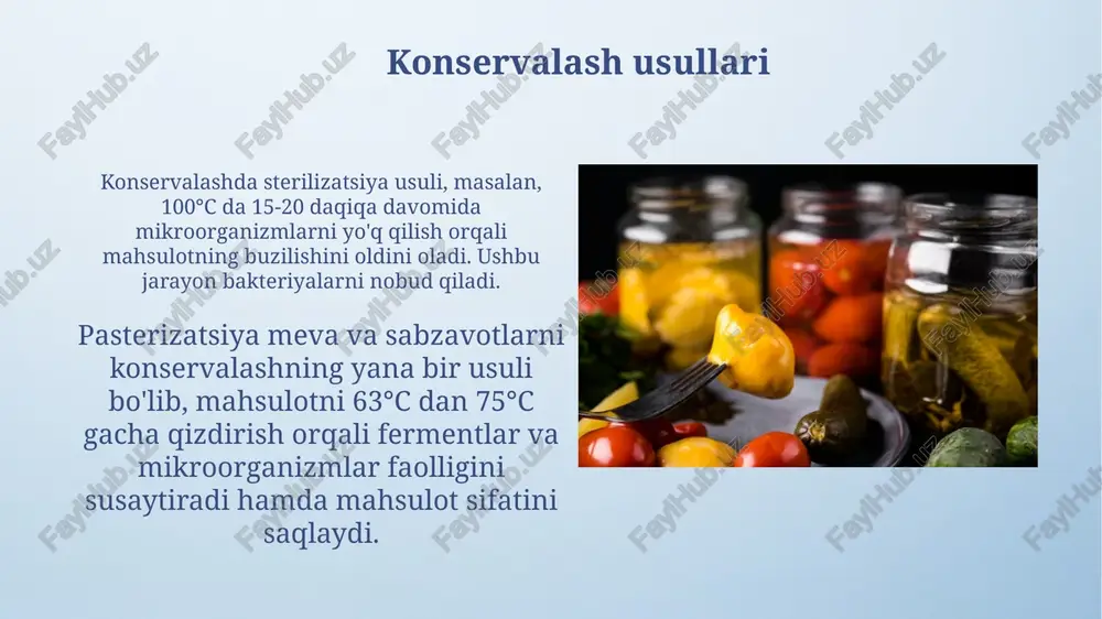 sabzavot va mevalarni konservalash - Page 5