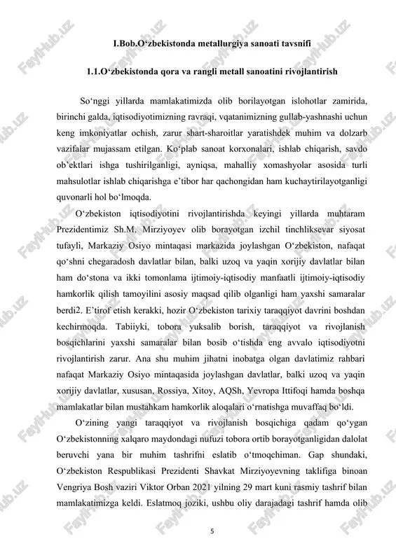 hamkorlik bobida hali ishga solinmagan juda katta imkoniyatlar borligi alohida ta’kidlab va e’tirof etib o‘tildi. shunisi muhimki, muzokaralar yakunida o‘zbekiston respublikasi prezidenti shavkat mirziyoev ham vengriya bosh vaziri viktor orban tomonidan har ikkala davlat o‘rtasida ko‘pqirrali sheriklikni kengaytirishga qaratilgan 10 dan ortiq hujjat imzolandi. ushbu rasmiy tashrif doirasida o‘zbekiston respublikasi prezidenti shavkat mirziyoev hamda vengriya bosh vaziri viktor orban toshkent viloyati yuqori chirchiq tumanida tashkil etilgan o‘zbekiston – vengriya kartoshkachilik ilmiy markaziga tashrif buyurdilar. ushbu markaz vengriyadan keltirilgan kasallikka chidamli navlarni sinovdan o‘tkazish va urug‘lik kartoshka ishlab chiqarish bilan shug‘ullanadi. innovatsion usullar samarasida 2021-2023 yillarda hosildiorlikni 30-50 foizgacha oshirish mo‘ljallangan. 2024 yilga borib, 21 ming tonna urug‘lik kartoshka yetishitirish, bu boradagi import o‘rnini to‘liq qopash maqsad qilingan. men bu misolni yurtimiz iqtisodiyotini rivojlantirish uchun barchaga sohalarga alohida e’tibor ko‘zi bilan qaralayotganligini ta’kidlash uchun keltirayapman. chunki bunday bunday keng ko‘lamli kelishuvlar, imzolanayotgan shartnomalar, yurtimizga kiritilayotgan investitsiyalar tabiiy ravishda mamlakatimizning kelgusi taraqqiyotini …
