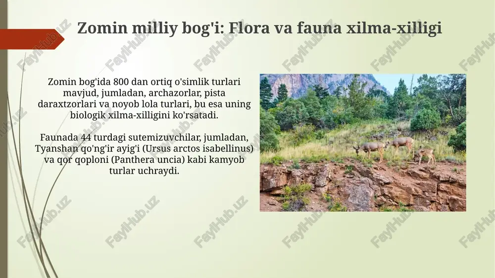 iii toifa mqth tabiat bogʻlari - Page 5