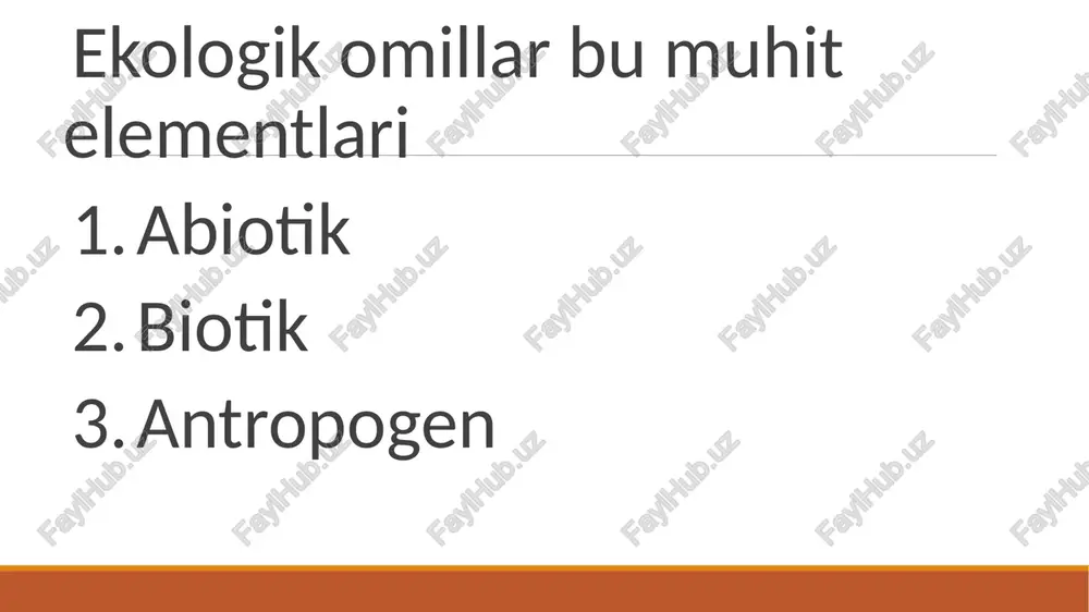 atmosferadagi inert gazlar (ularga gazsimon azot ham kiradi); yashil o'simliklar yashaydigan muhitda doimiy ravishda azot mavjud bo'ladi, u o'simliklarga ta'sir ko'rsatmaydi, ta'sir ko'rsatganda ham u sezilmaydigan darajada bo'ladi. «hayotiy forma» terminini 1884 yili varming taklif etgan. xayotiy forma deganda, u individning vegetativ tanasi butun hayoti davomida tashqi muhit bilan bog‘lik bo‘lgan formani tushungan. 2 o’simliklarning hayotiy shakllari haqida tushuncha va uning shakllanishi hayotiy formalarga qiziqish 19-asrda, a. gumboldtning «idei fizionomichnosti rasteniy» nomli asari (1806) bosilib chiqandan keyingina turildi. chamasi hayotiy formalar haqidagi ta’limot ana shu asardan boshlansa kerak. gumboldt tog‘lari, odatda, botanik geografiyada o‘rganiladi. shuni eslatib o‘tish kerakki, gumbolt dastlab 16 ta, keyin esa 19 ta «asosiy formalar» ni aniqlagan. lekin ular fizionomik jihatdan bir-biridan keskin farq qilar edi. masalan, palmalar, banandoshlar, baobadoshlar, kaktuslar, orxideyalar, lianalar, g‘alladoshlar, paporotniksimonlar, toldoshlar, nina barglilar va boshqalar. lekin bu gruppalar bir xil bo‘lmay, gum­boldt aytganidek, birinchi galda iqlim sharoitiga bog‘liq holda tashqi qo‘rinishidan bir-biridan …