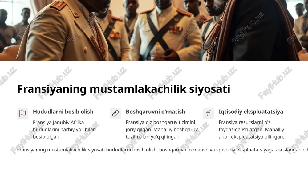 janubiy afrikada fransiyaning mustamlakachilik bosqini - Page 5