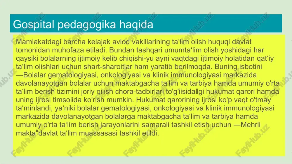 gospital pedagogikaning maqsad va vazifalari - Page 5