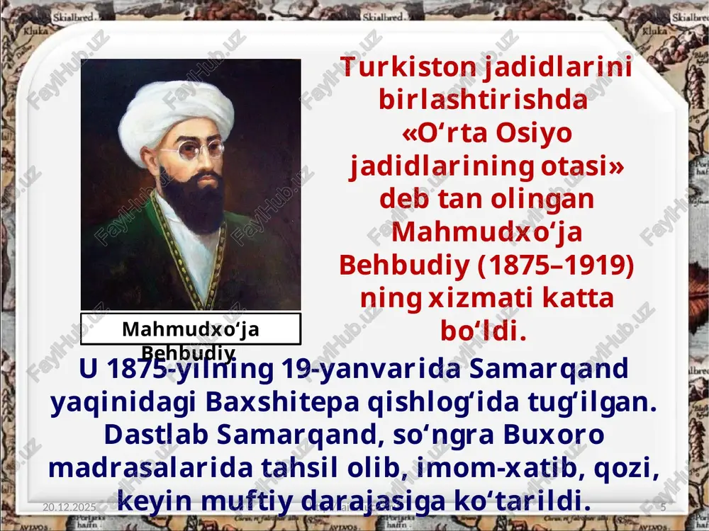jadidchilik harakatinamoyandalarivaularning faoliyati - Page 5