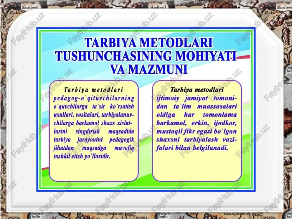 tarbiya tamoyillariva qonuniyatlari - Page 5