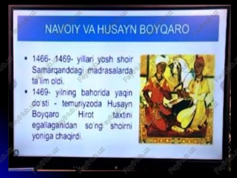 "alisher navoiy hayoti va ijodi" - Page 5