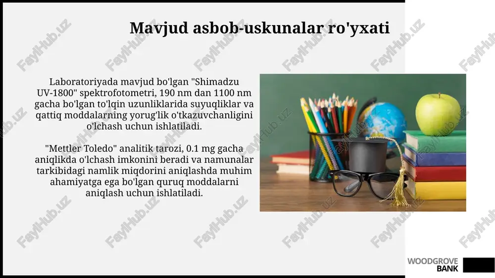 centex uz sifat ko'rsatkichlarini aniqlash labarotiyasidagi mavjud asbob uskunalar - Page 5