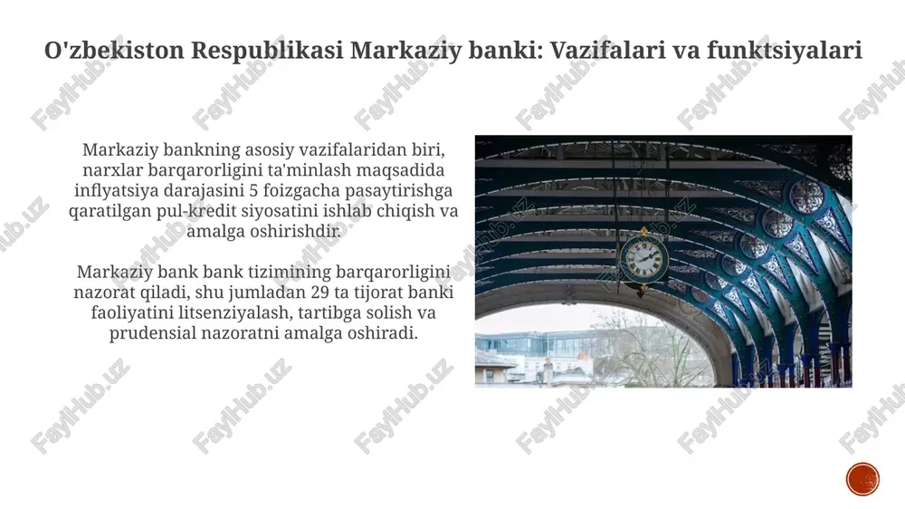 o'zbekiston respublikasi bank tizimi va uning tarkibi - Page 5
