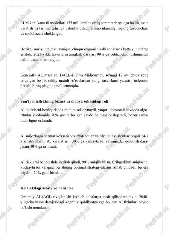 suniy intellekt kelajagi - Page 5