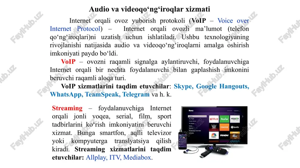 internet va uning xizmatlari - Page 5