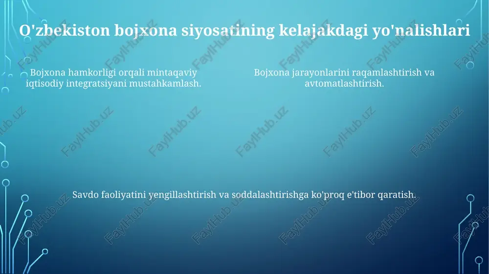 o'zbekiston respublikasining bojxona siyosati - Page 5