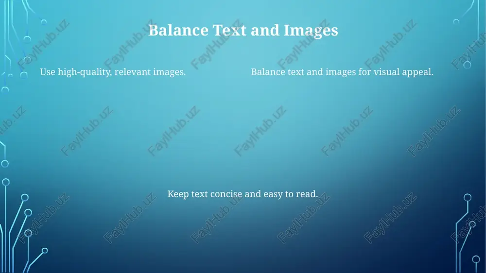 principles of creating slides - Page 5