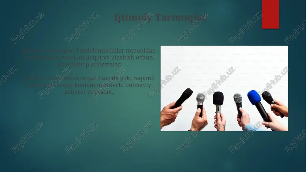 ommaviy axborot vositalari turlarining umumiy tavsifi - Page 5