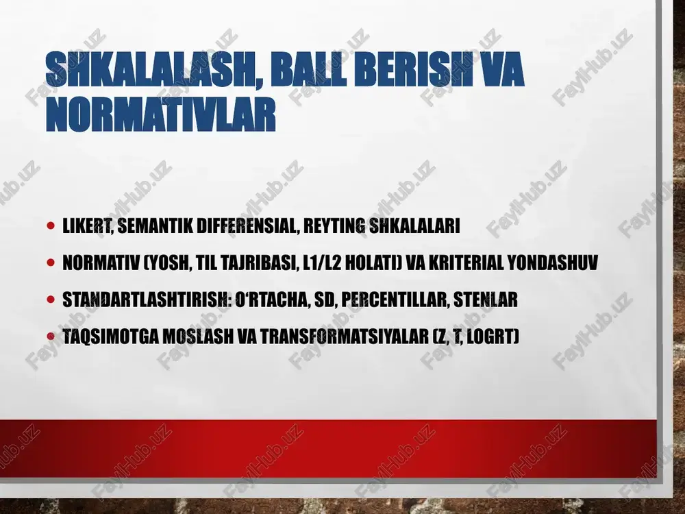 psixolinguistikaning psixometrikasoslari - Page 5
