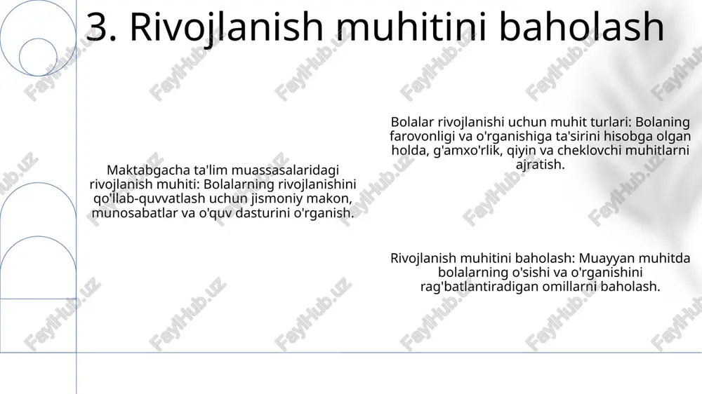 maktabgacha ta'lim tashkilotlarida rivojlantiruvchi muhit va uning turlari - Page 5