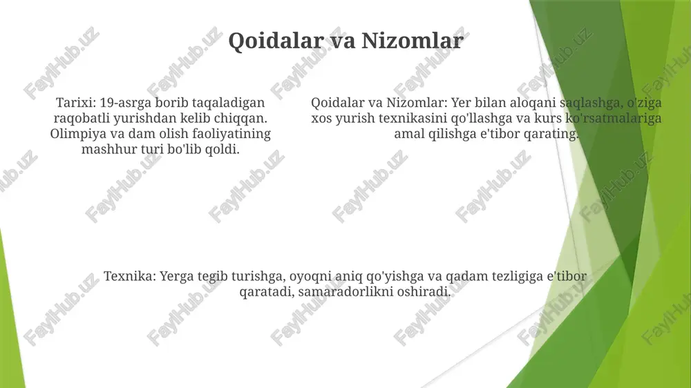 sportcha yurish tarixi va texnikasi asoslari - Page 5