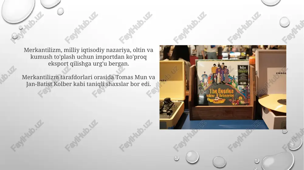 ilk merkantilizm ta'limoti va uning namoyondalari - Page 5