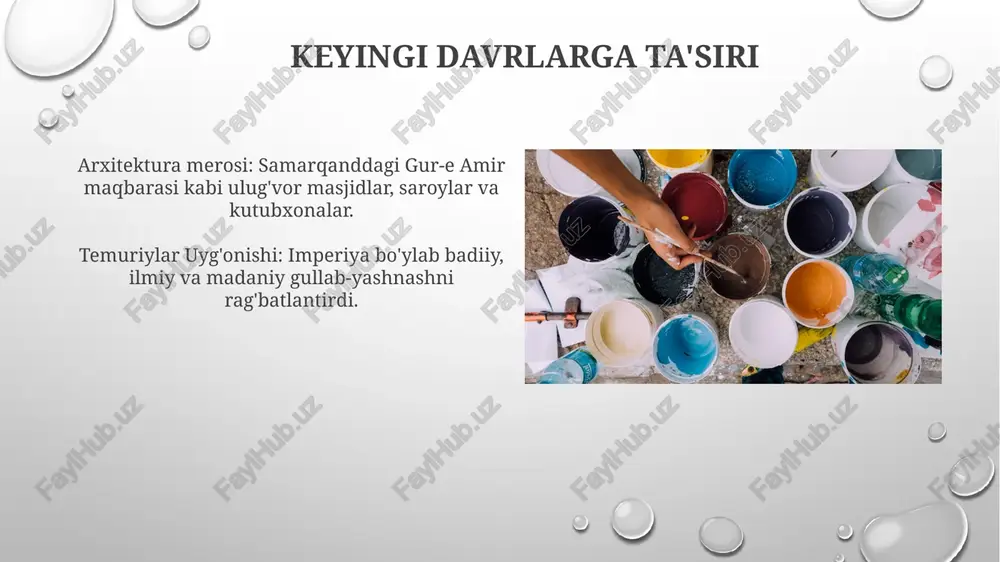 temuriylar madaniyati va homiyligi - Page 5