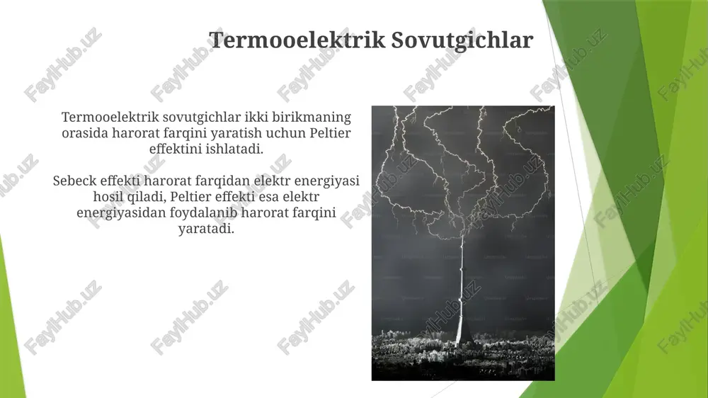 termoelektrik xodisalar - Page 5
