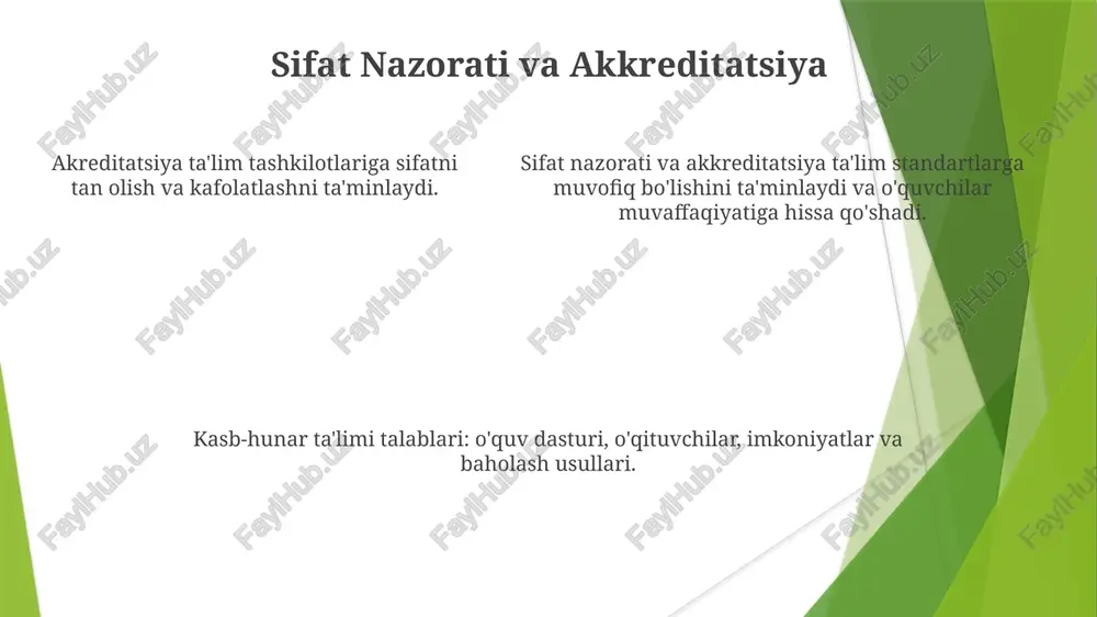 kasb hunarga yo'naltirish ishlariga qo'yiladigan talablar - Page 5