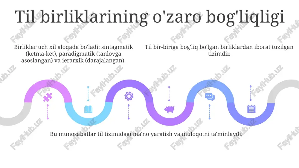 til sistemasi va strukturasi. til birliklarining o‘zaro munosabati - Page 5