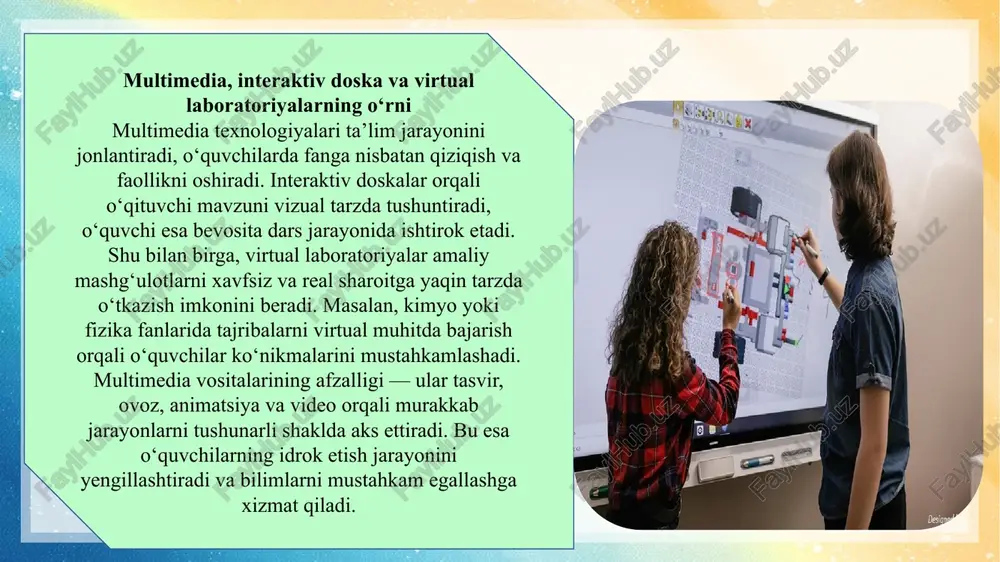 ta’limda zamonaviy texnologiyalar slayd - Page 5