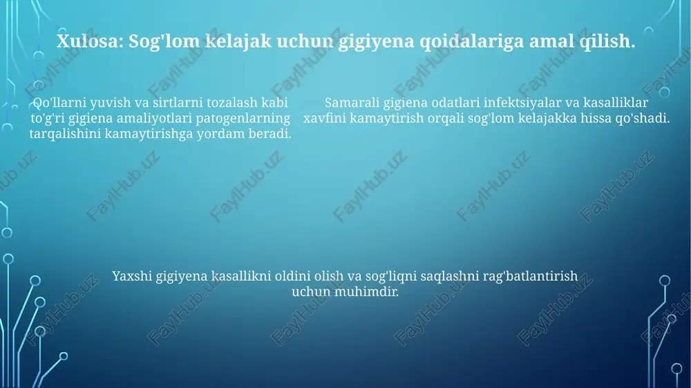 tibbiy xodimlar uchun gigiena amaliyotlari - Page 5