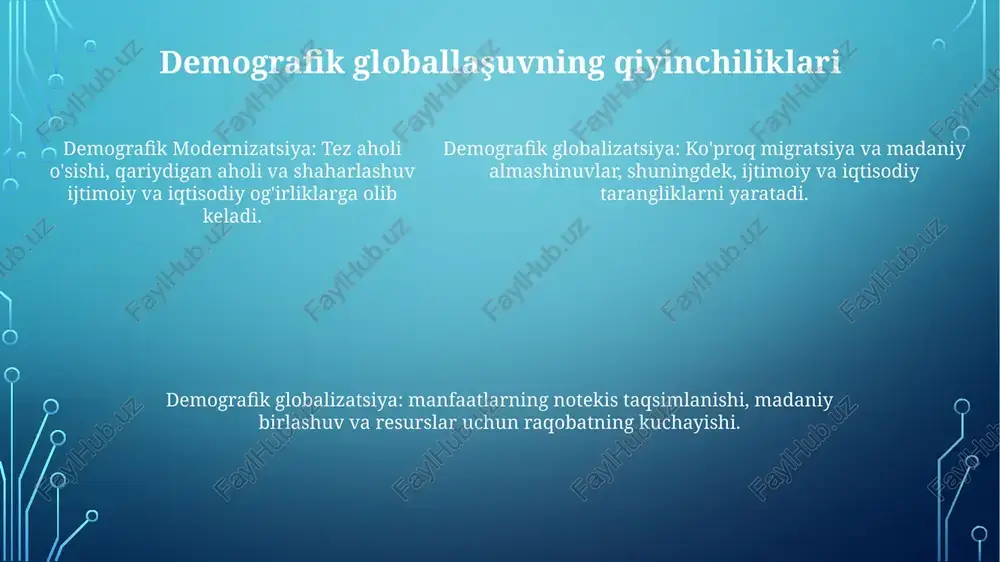 demografik modernizatsiyalash va demografik globalizatsiya - Page 5