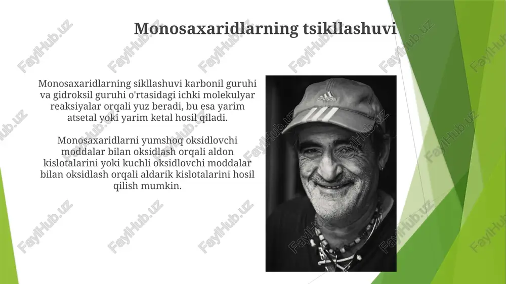 monosaxaridlarga hos sifat reaksiyalari - Page 5