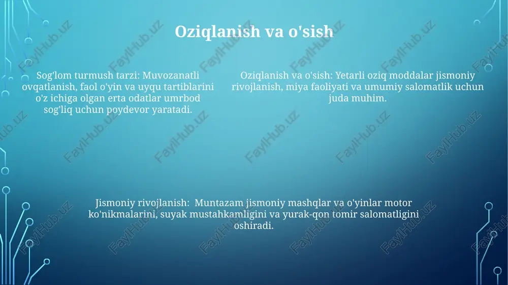 jismoniy rivojlanish sohalari va sog'lom turmush tarzını shaklanish - Page 5