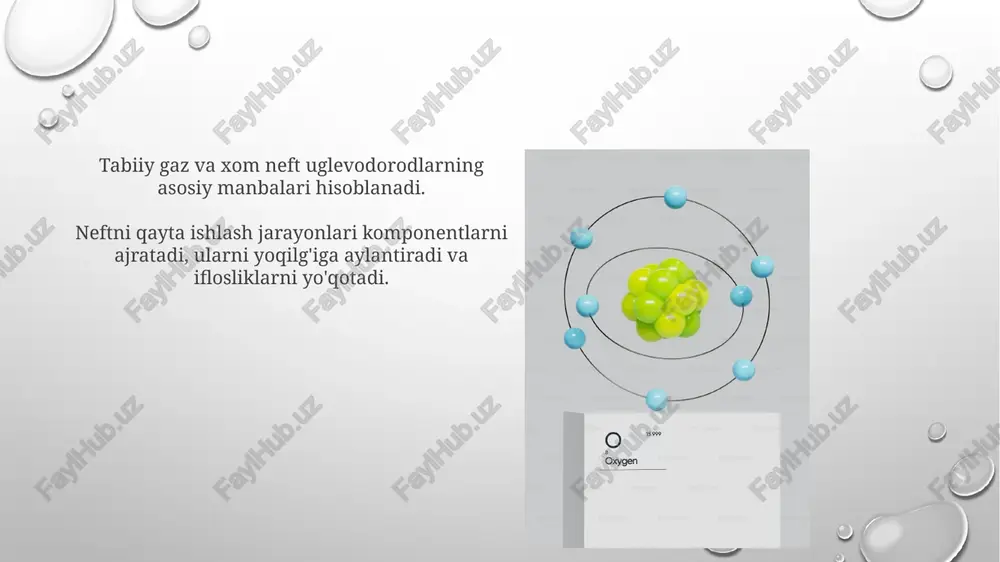 uglevodorodlarni tabiiy manbaalari. neft va uni qayta ishlash - Page 5